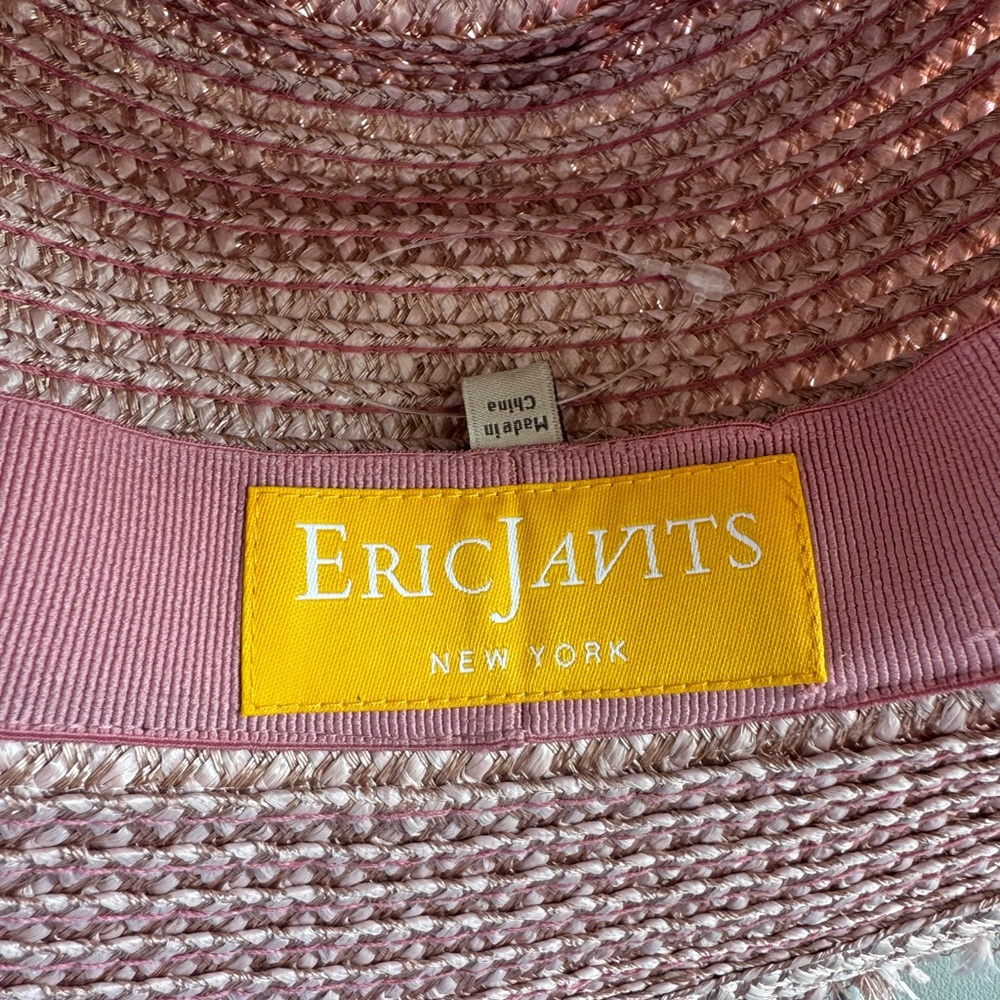 Eric Javits Look Again Packable Fedora Hard to find color - SOFT PINK - Picture 7 of 8
